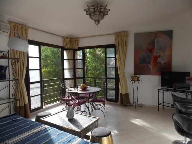 Appart Avec Vue Jardin/Majorelle Marrákes Kültér fotó